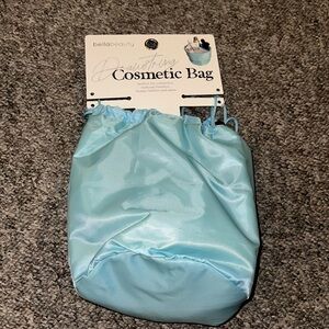 👙New Bella Beauty Blue Drawstring Cosmetic Bag